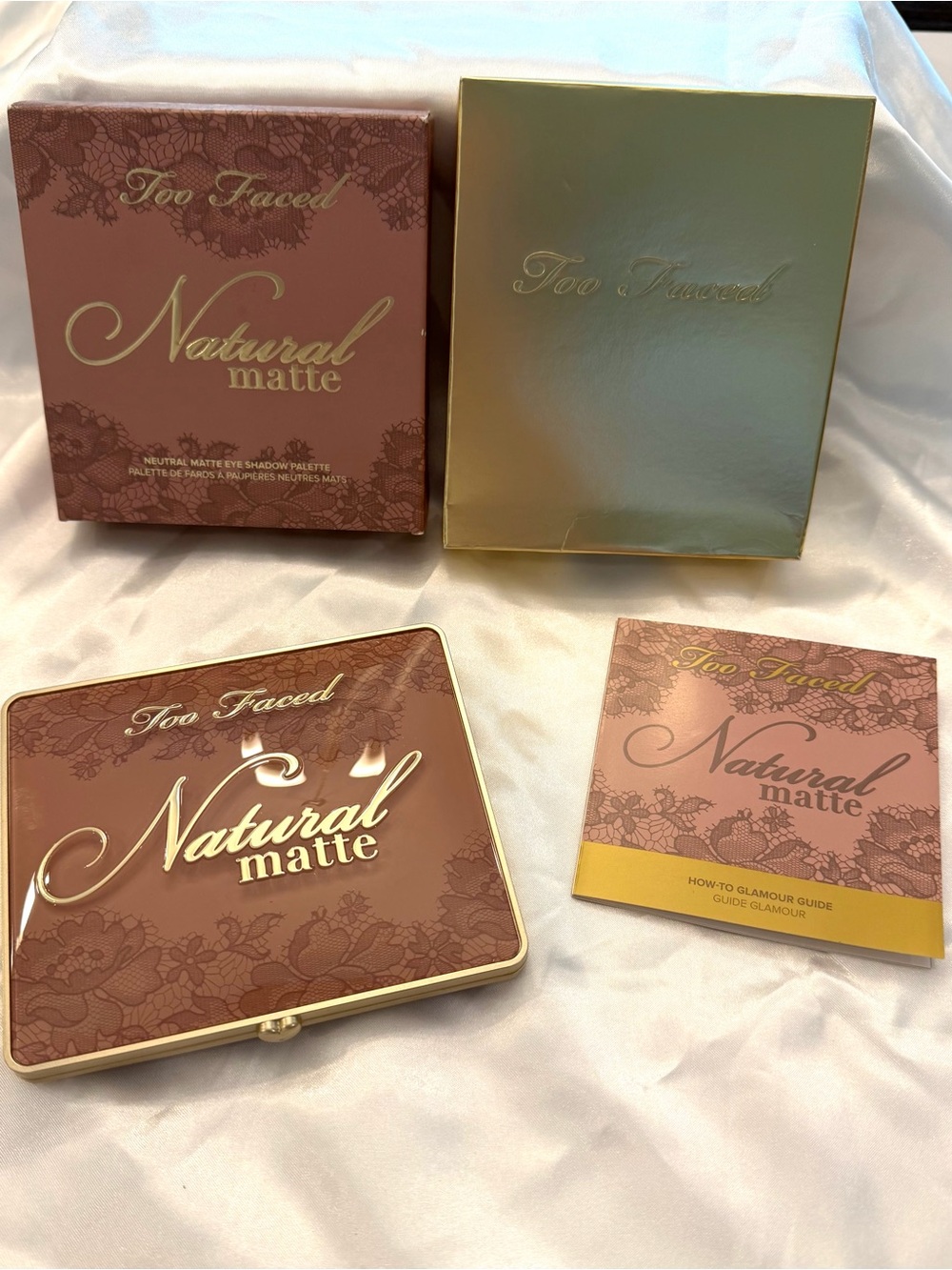 Too Faced Natural Eye Shadow Palette Neutral Matte NEW 9 Colors Beauty Makeup - Picture 2 of 9